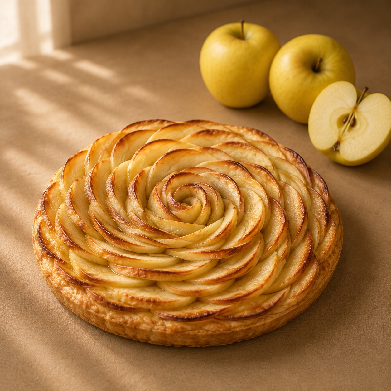 Tarte fine aux pommes